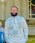 MEN’S ETHIOPIAN CULTURAL SHIRT, TRADITIONAL HABESHA MEN’S CLOTHING