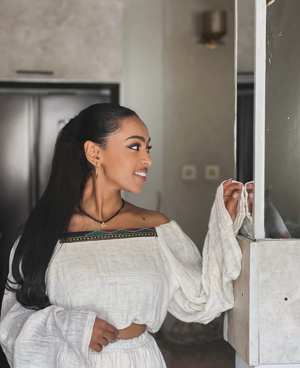 MARZEL HABESHA TRADITIONAL DRESS | MINIMALIST HABESHA DRESS | CLASSIC HABESHA KEMIS