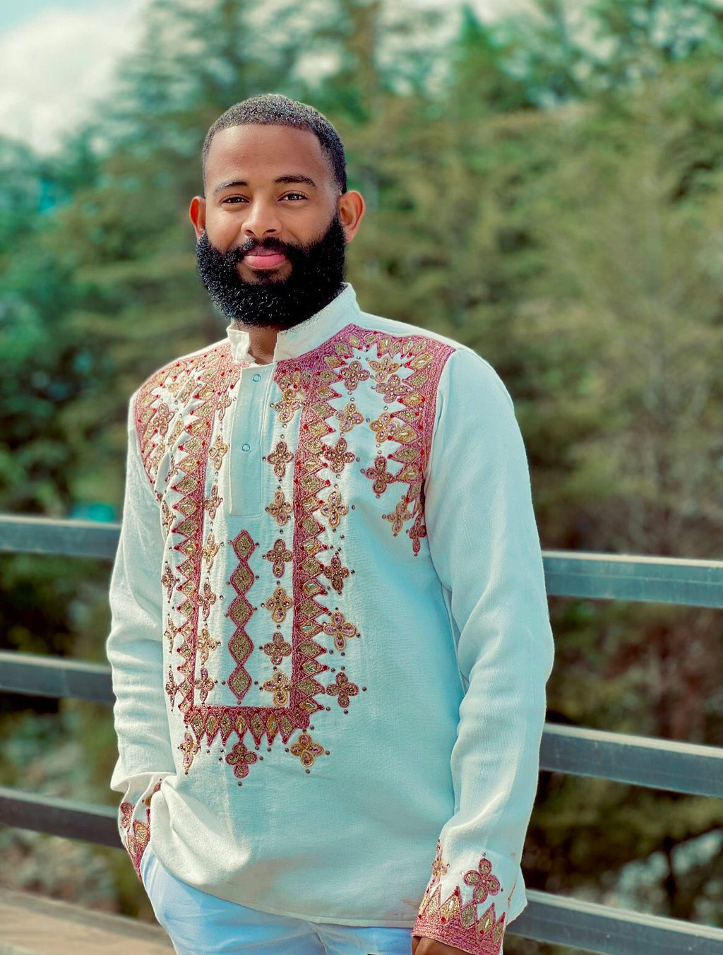 ETHIOPIAN MEN’S SHIRT – TRADITIONAL HABESHA WEAR, MODERN ETHIOPIAN CLOTHING FOR MEN