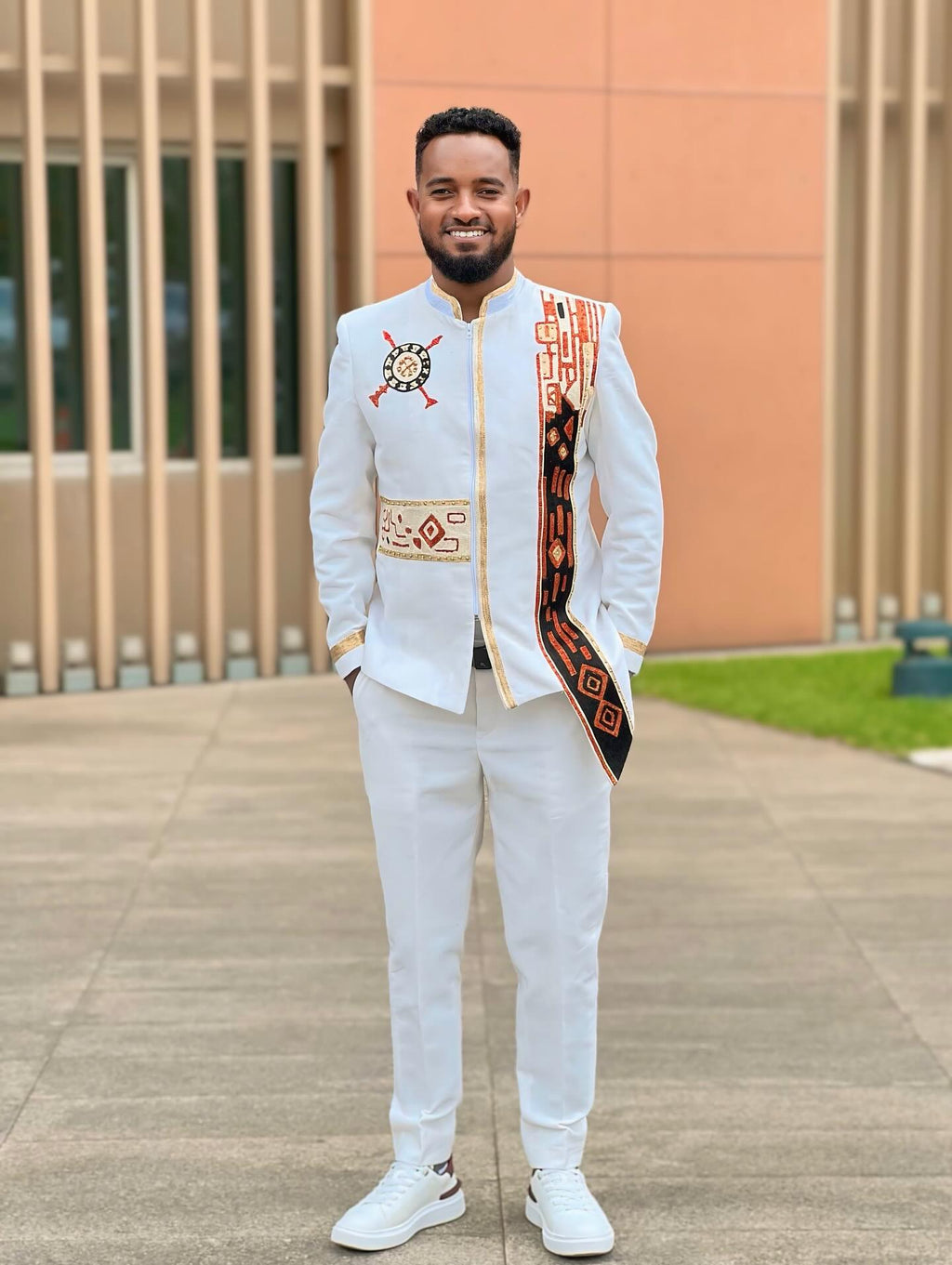 ETHIOPIAN MEN’S SUIT – CLASSIC HABESHA MEN’S WEAR, TRADITIONAL ETHIOPIAN CLOTHING