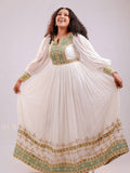TRADITIONAL ETHIOPIAN WEDDING DRESS – CLASSIC HABESHA KEMIS STYLE