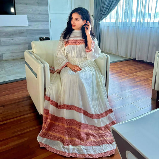 BEAUTIFUL ETHIOPIAN TRADITIONAL DRESS – GRACEFUL HABESHA CLOTH DESIGN