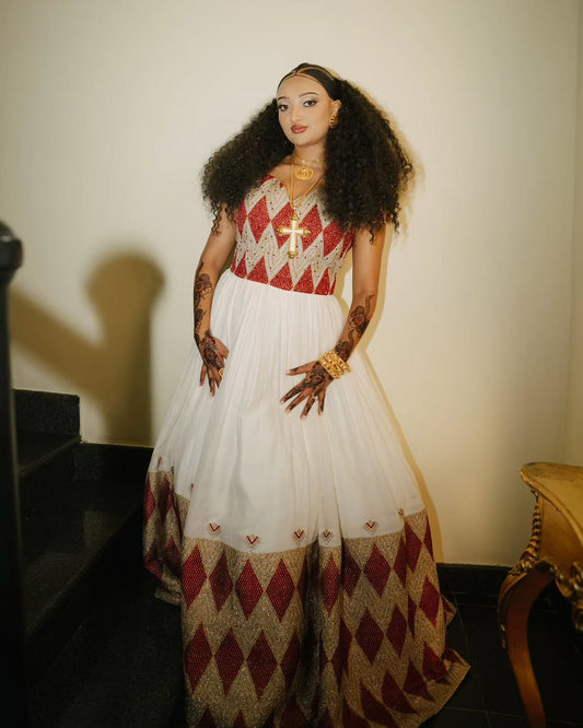 HABESHA KEMIS – EXQUISITE HABESHA DRESS | TRADITIONAL ETHIOPIAN CLOTHING FOR WEDDINGS