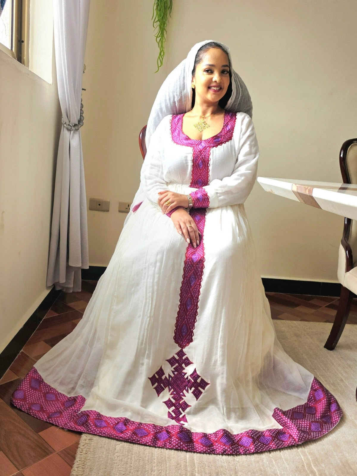 SENU STUNNING HABESHA DRESS | HABESHA KEMIS ONLINE | ETHIOPIAN CLOTHING STYLE
