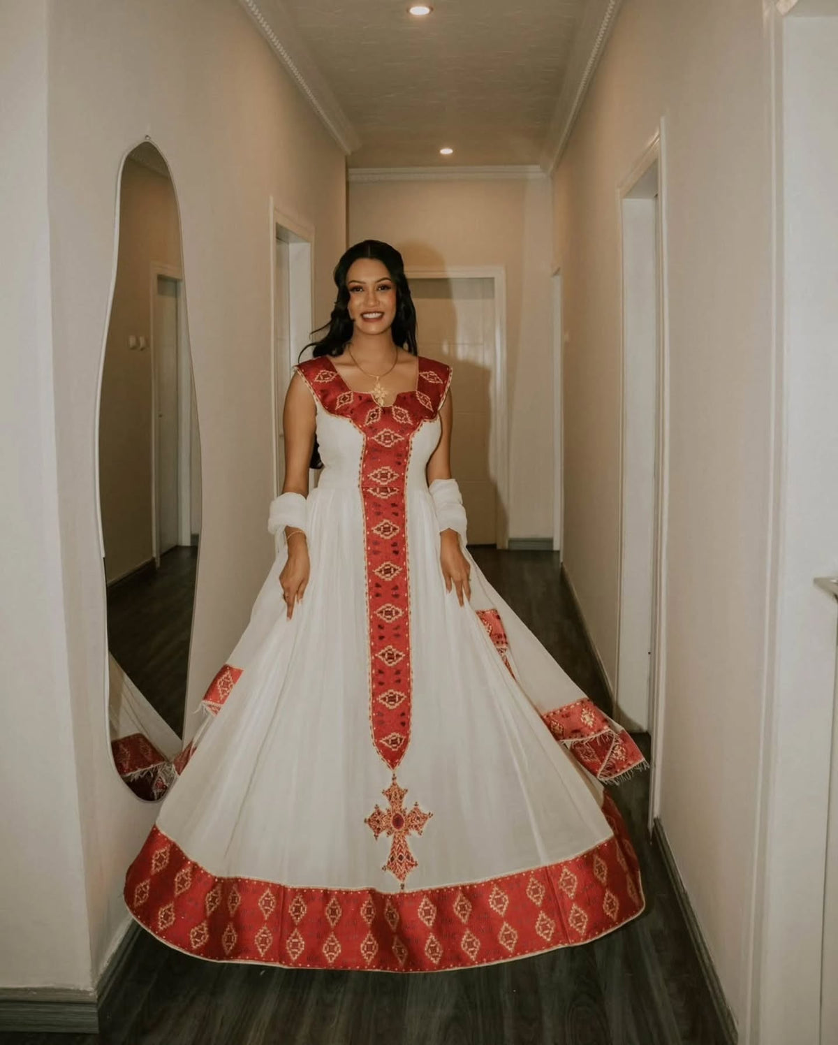 AKLESIYA AUTHENTIC ETHIOPIAN CLOTHING | TRADITIONAL HABESHA DRESS | HABESHA KEMIS COLLECTION
