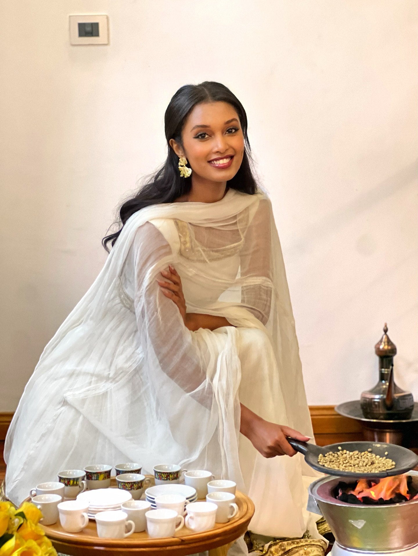 MESAYNESH HABESHA KEMIS ONLINE | GOLDEN EMBROIDERY HABESHA DRESS | TRADITIONAL ETHIOPIAN CLOTHING