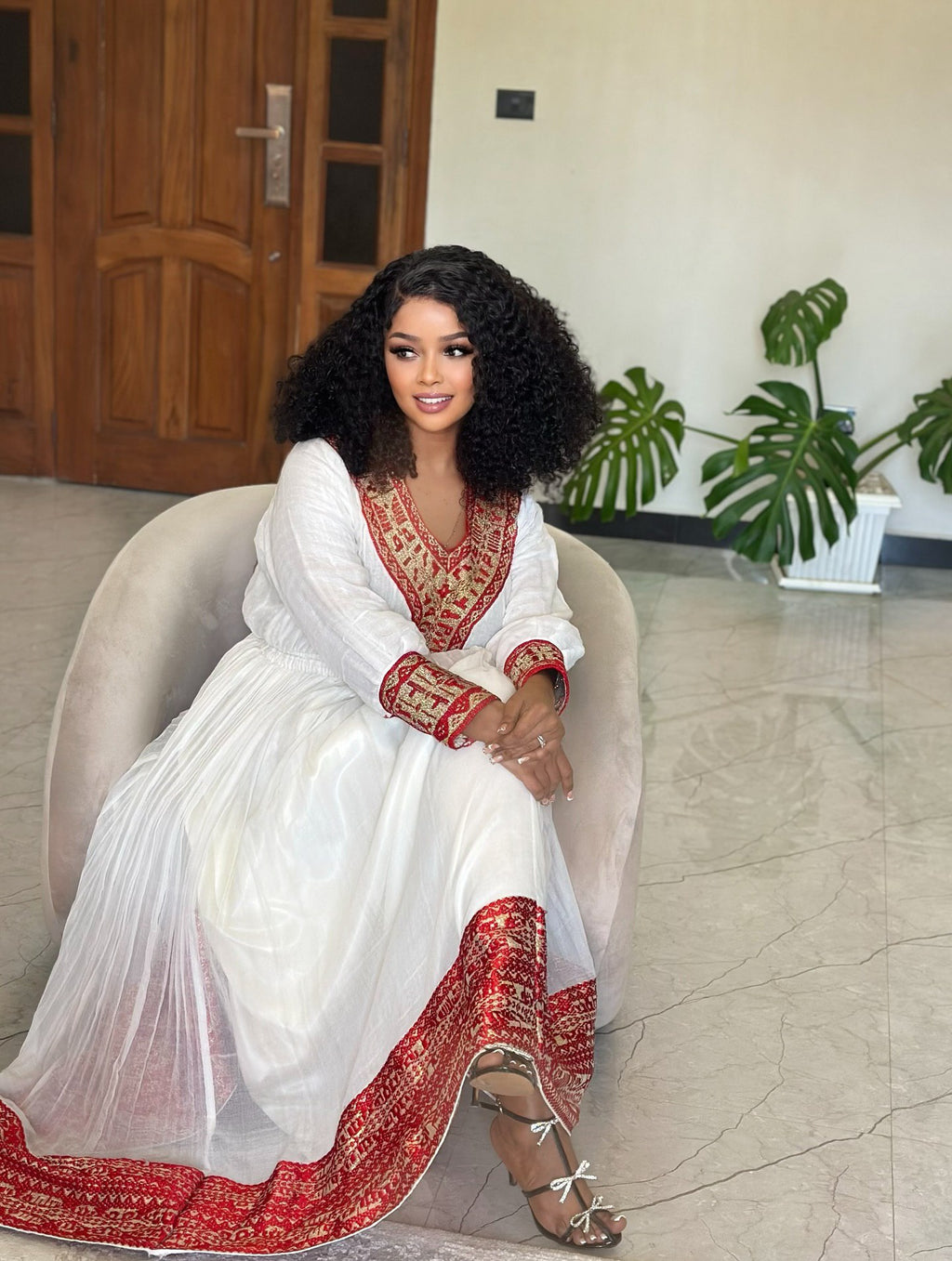 ABONESH HABESHA DRESS | ETHIOPIAN DRESS | HANDCRAFTED TRADITIONAL ETHIOPIAN CLOTHING