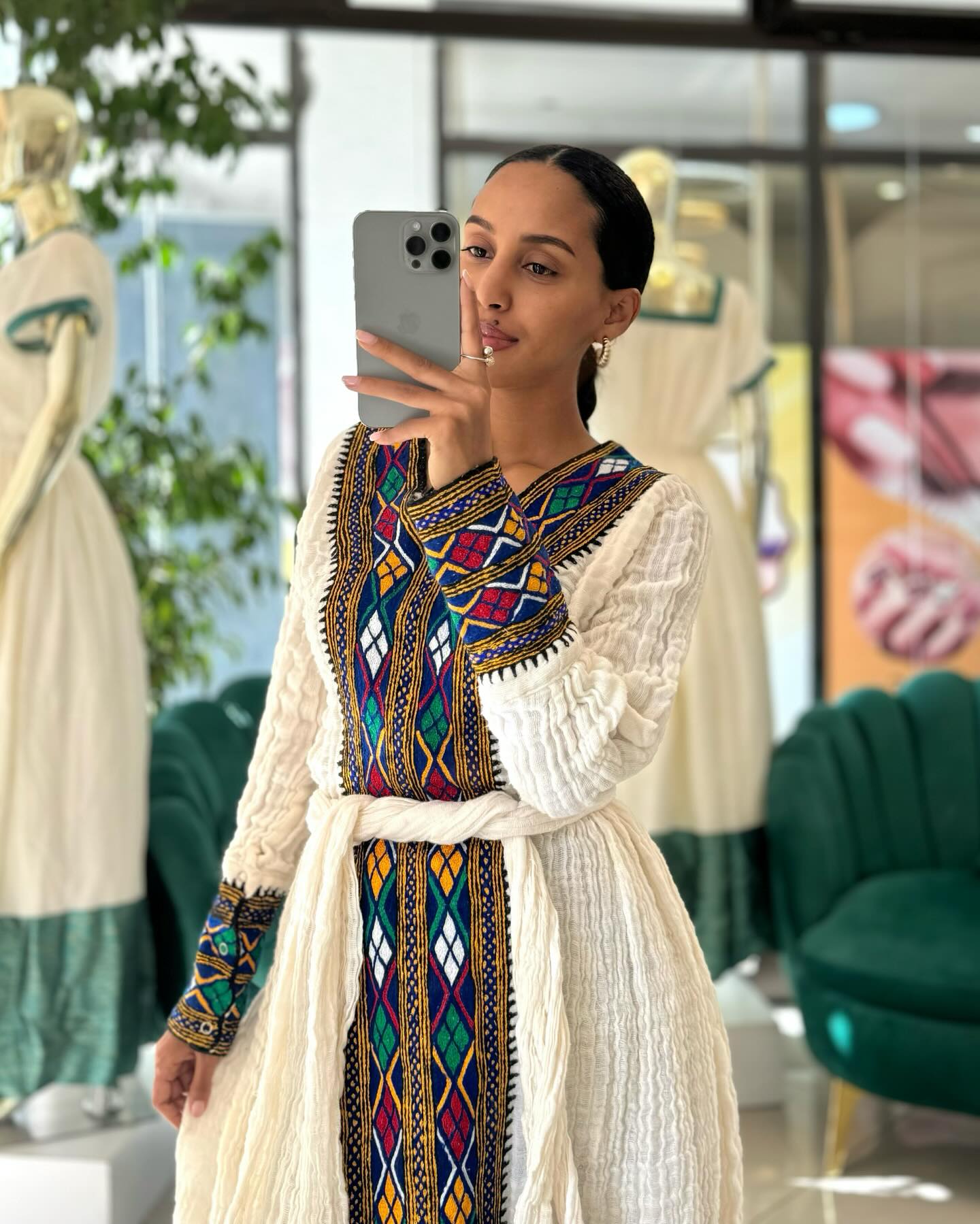 EMANDA LUXURIOUS HABESHA DRESS | AUTHENTIC HABESHA KEMIS | ETHIOPIAN DRESS ELEGANCE