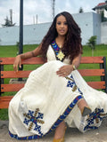 LUXURY HABESHA KEMIS GOWN | ETHIOPIAN CULTURAL WEAR