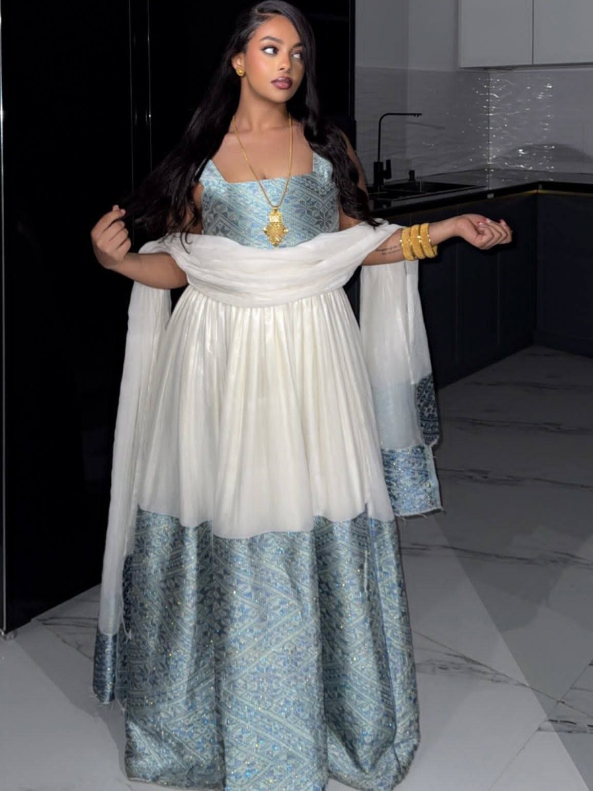 HABESHA KEMIS MODERN EDITION | ETHIOPIAN TRADITIONAL DRESS LOOKS | CONTEMPORARY HABESHA DRESS