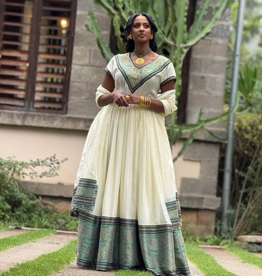 STUNNING HABESHA KEMIS & HABESHA DRESS – AUTHENTIC ETHIOPIAN CLOTHING