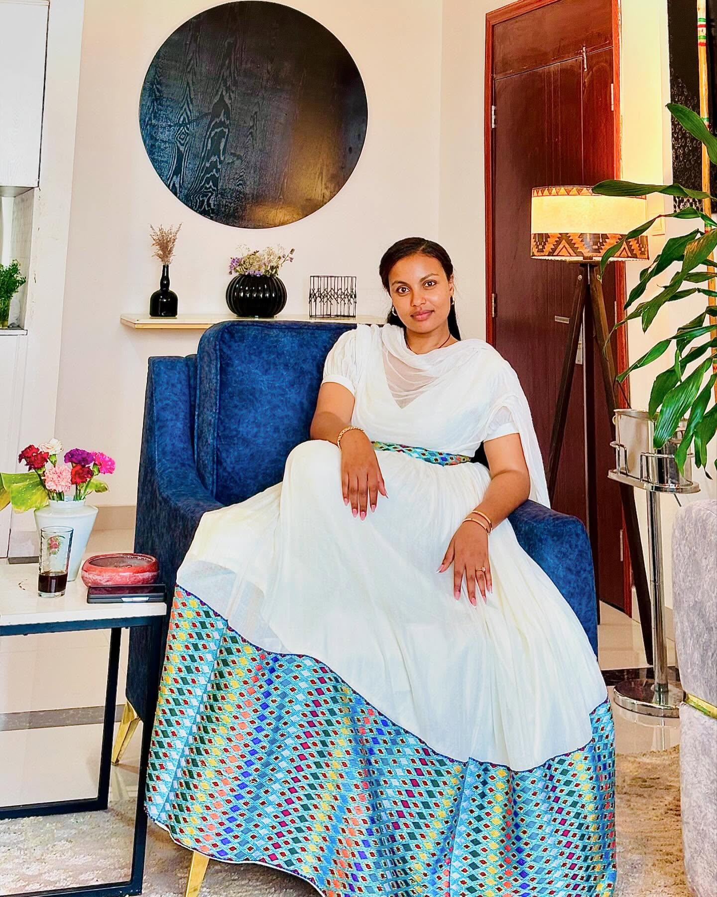 HILDA HABESHA KEMIS | AUTHENTIC HABESHA DRESS | TRADITIONAL ETHIOPIAN DRESS