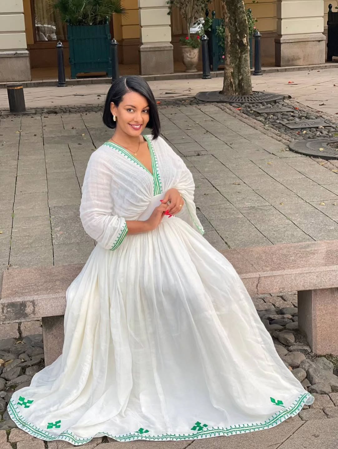 HABESHA KEMIS GRACEFUL CULTURAL MASTERPIECE HABESHA DRESS 