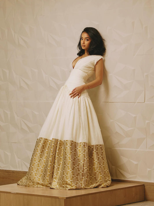 ELEGANT ERITREAN ETHIOPIAN CULTURAL DRESS DESIGN