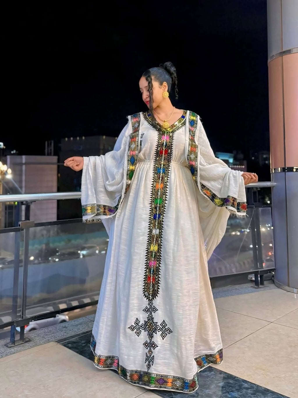 BETTA BEAUTIFUL REAL SILVER HABESHA KEMIS | HABESHA DRESS FOR FESTIVE | ETHIOPIAN TRADITIONAL DRESS