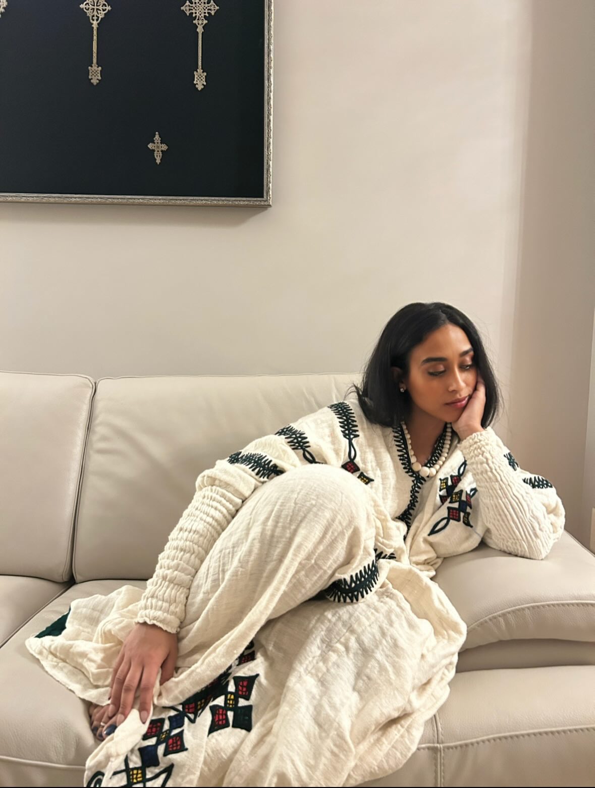 EDINA ETHIOPIAN TRADITIONAL DRESS | FESTIVE HABESHA KEMIS | TIMELESS HABESHA DRESS