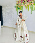 WHITE HABESHA KEMIS | ETHIOPIAN TRADITIONAL DRESS