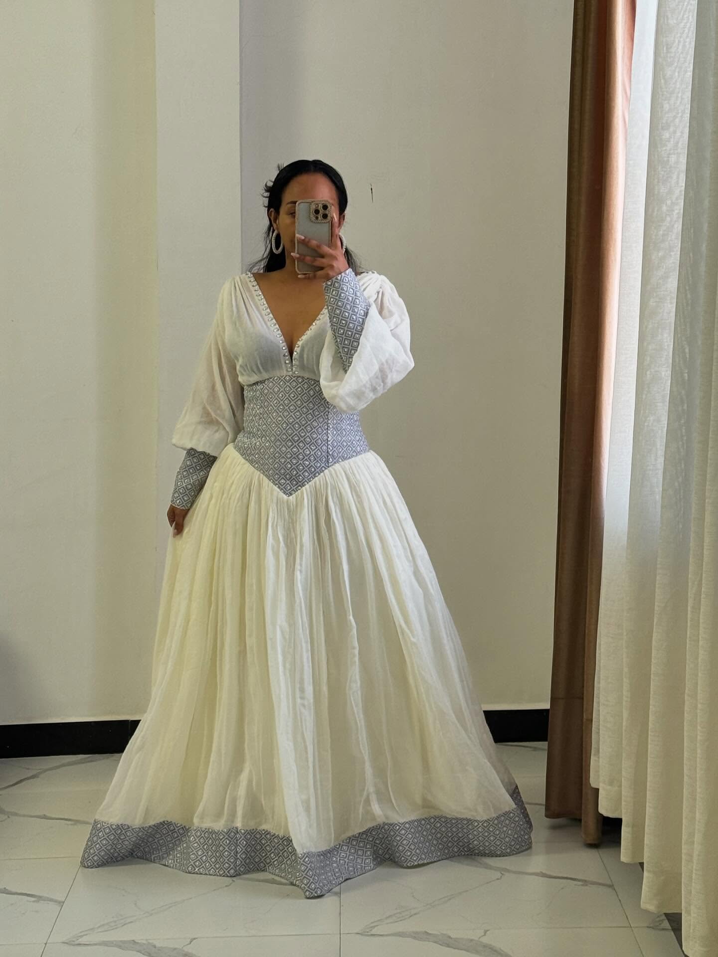 HABESHA KEMIS AUTHENTIC ETHIOPIAN TRADITIONAL DRESS FOR SPECIAL OCCASIONS