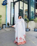 TRADITIONAL ETHIOPIAN CLOTHING STYLE | HABESHA KEMIS ONLINE | ELEGANT ETHIOPIAN DRESS DESIGN