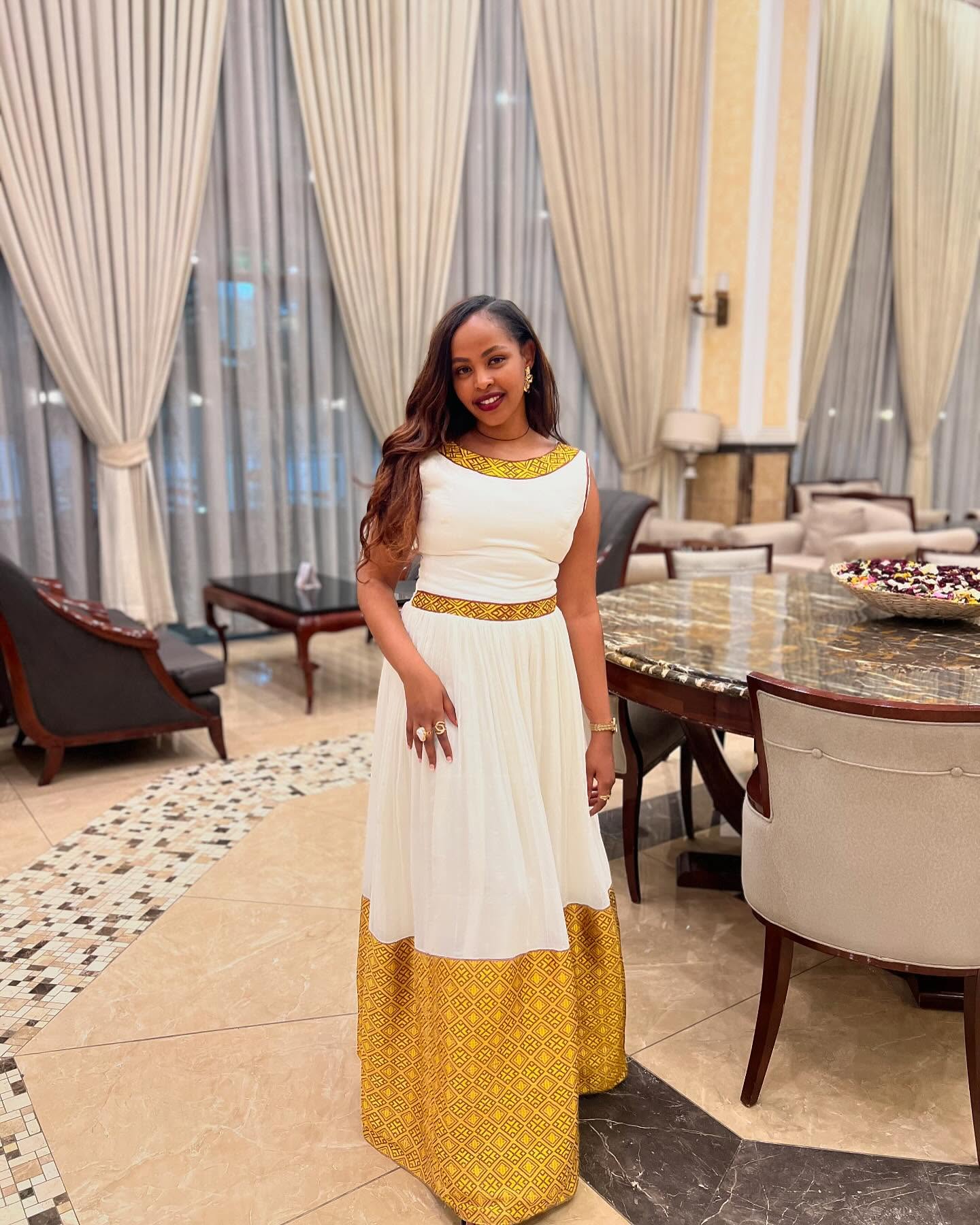  ETHIOPIAN DRESS DESIGN | HABESHA KEMIS ONLINE | TRADITIONAL ETHIOPIAN CLOTHING STYLE