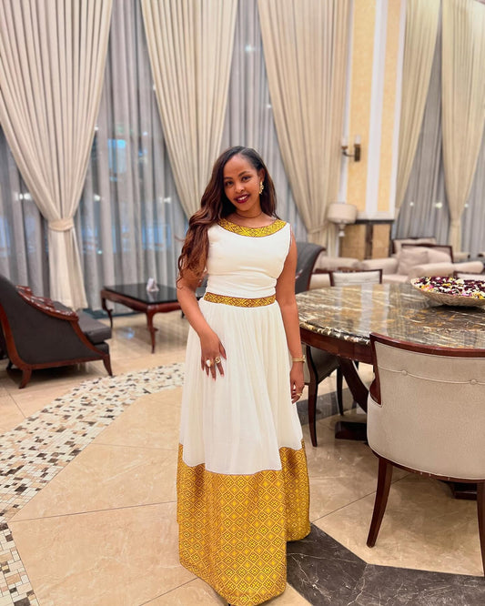  ETHIOPIAN DRESS DESIGN | HABESHA KEMIS ONLINE | TRADITIONAL ETHIOPIAN CLOTHING STYLE