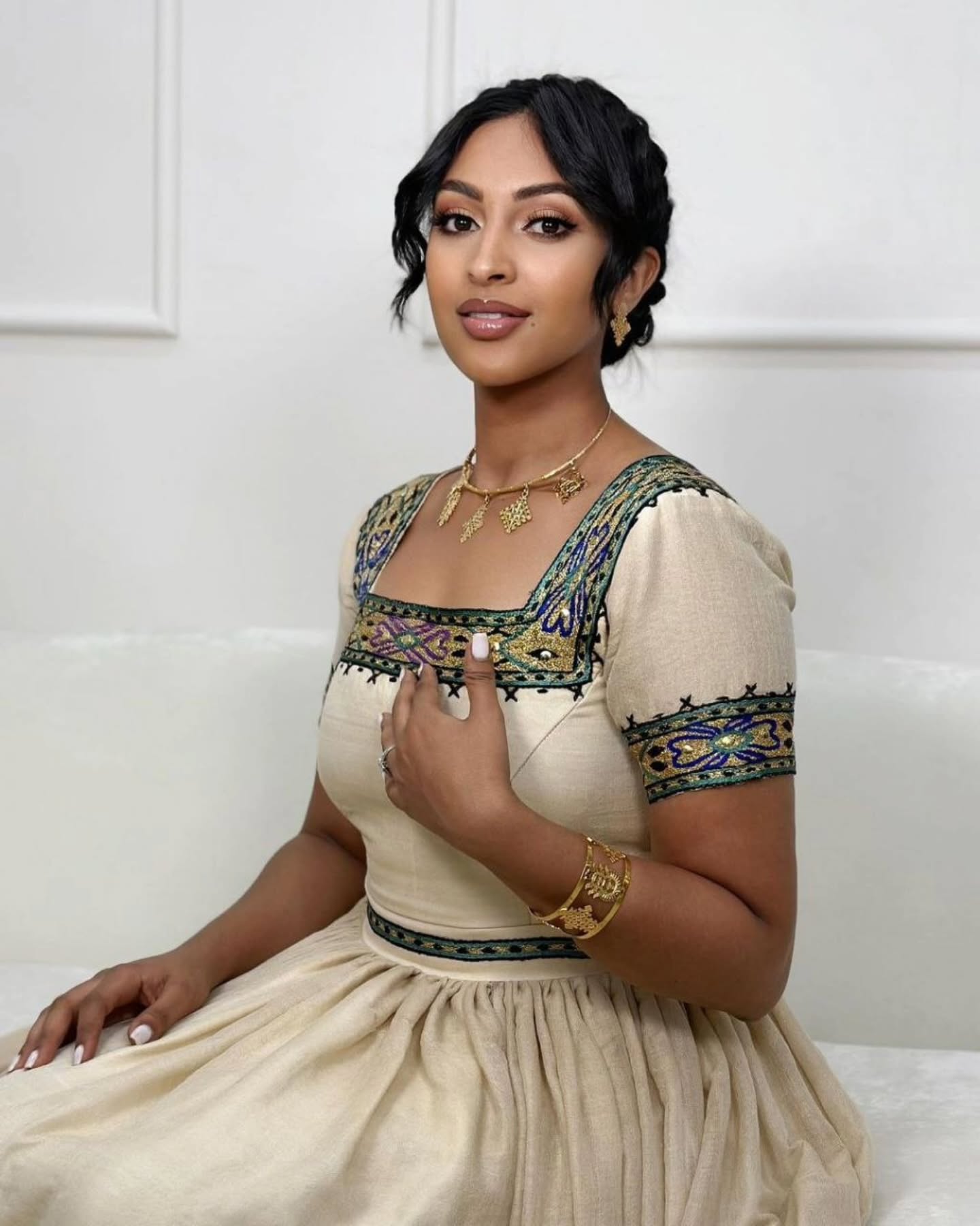 BELI AUTHENTIC HABESHA KEMIS ONLINE | TRADITIONAL ETHIOPIAN CLOTHING | HABESHA DRESS COLLECTION