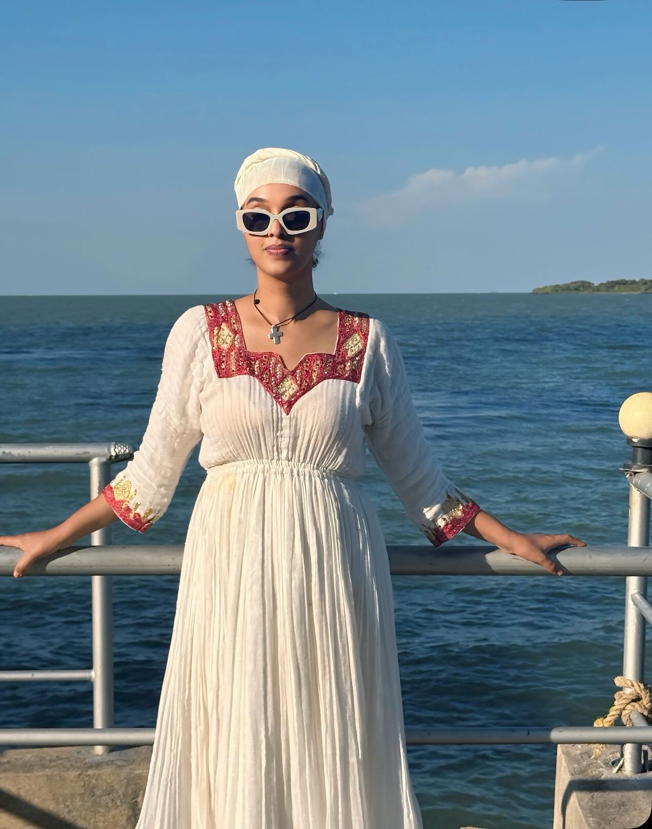YEMHRET BEAUTIFUL HABESHA KEMIS | HANDWOVEN HABESHA DRESS | INSPIRED BY ETHIOPIAN CLOTHING HERITAGE
