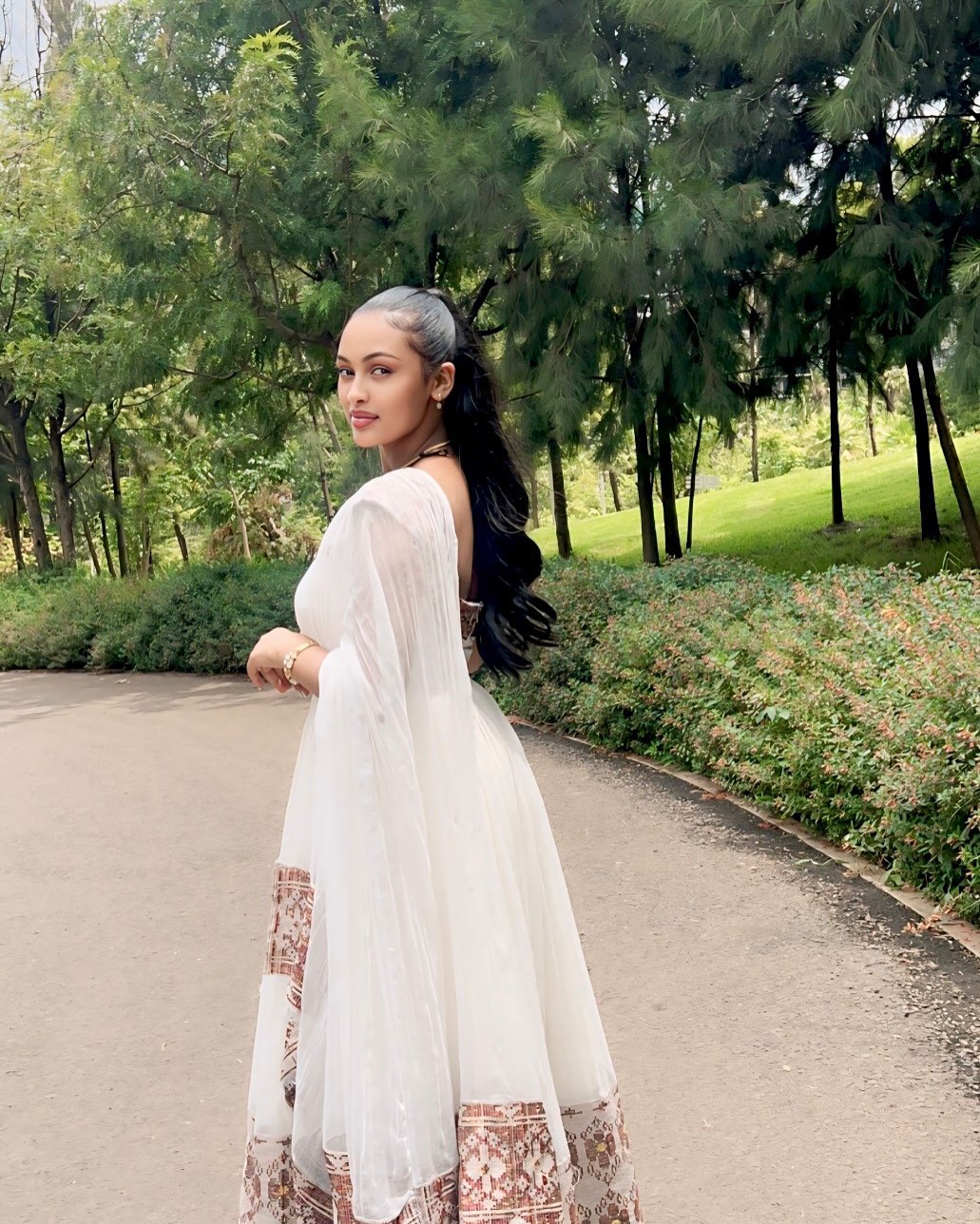 BRHANESH HANDWOVEN HABESHA KEMIS | TIMELESS HABESHA DRESS | CHARMING ETHIOPIAN DRESS