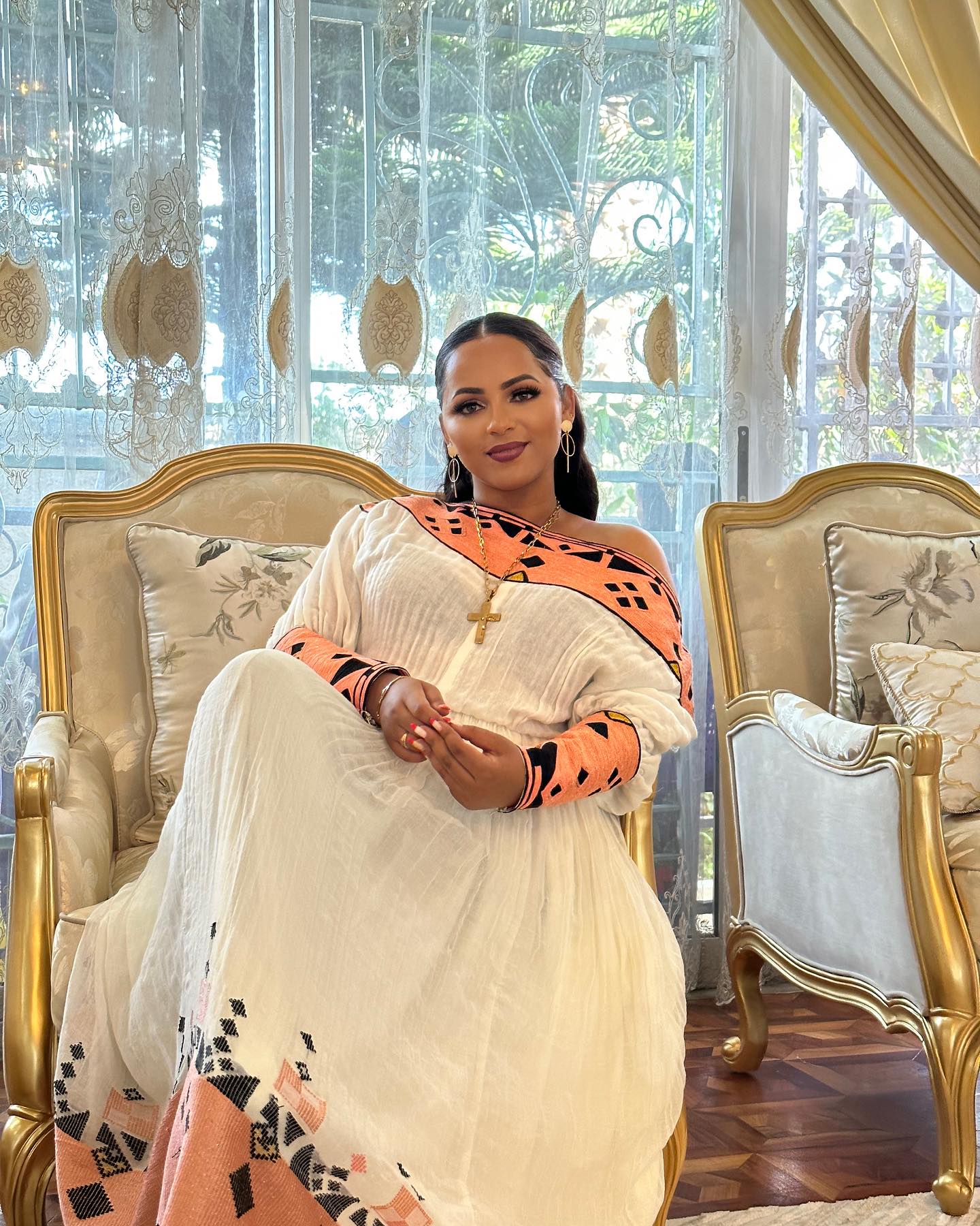 TRADITIONAL ETHIOPIAN DRESS IDENTITY WITH HABESHA KEMIS AND HABESHA DRESS