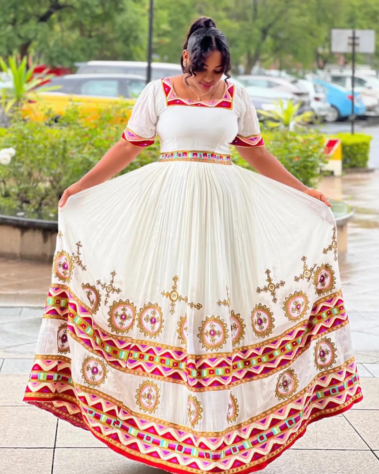 AUTHENTIC HABESHA DRESS AND HABESHA KEMIS INSPIRED BY ETHIOPIAN WEDDING AND CULTURAL HERITAGE