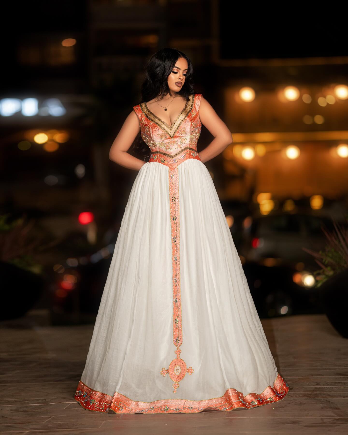 ETHIOPIAN CLOTHING DESIGN HABESHA KEMIS FOR TRADITIONAL WEDDING AND FORMAL CEREMONIES