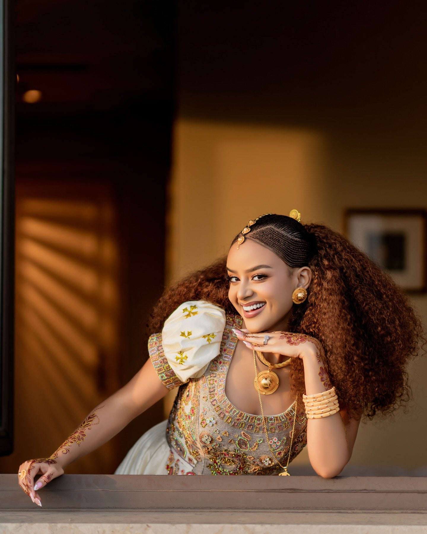 MAMARWA ELEGANT ETHIOPIAN WEDDING DRESS | LUXURIOUS HABESHA KEMIS | HABESHA DRESS FOR WEDDING