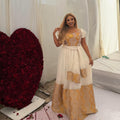 PUFF SLEEVE HABESHA DRESS WITH BEAUTIFUL DESIGN TRADITIONAL ETHIOPIAN CLOTHING