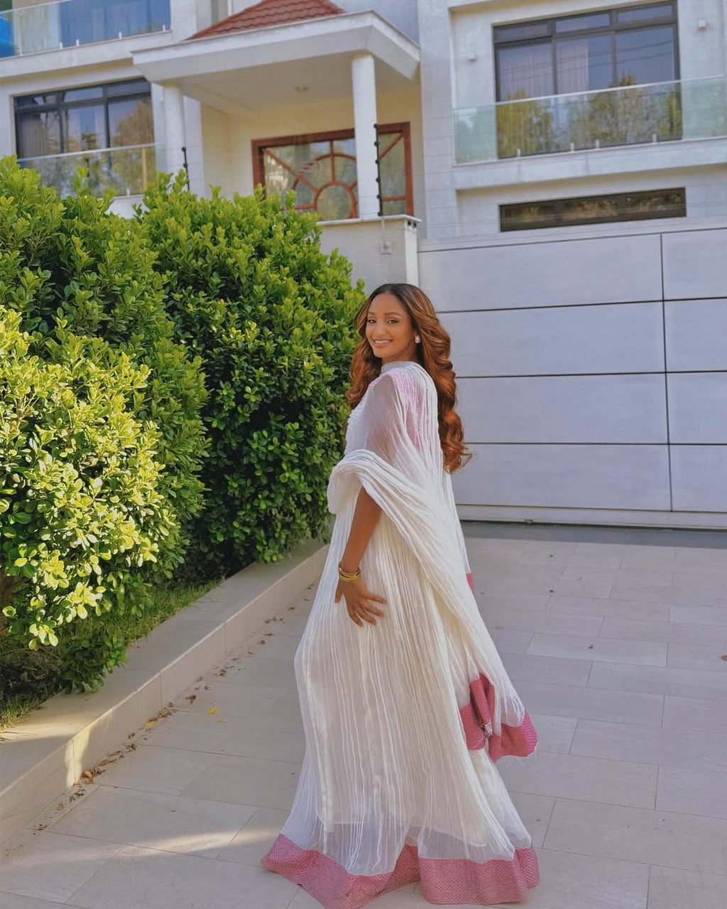 SELAM ELEGANT TRADITIONAL DRESS | SIMPLE HABESHA DRESS | MINIMALIST HABESHA KEMIS