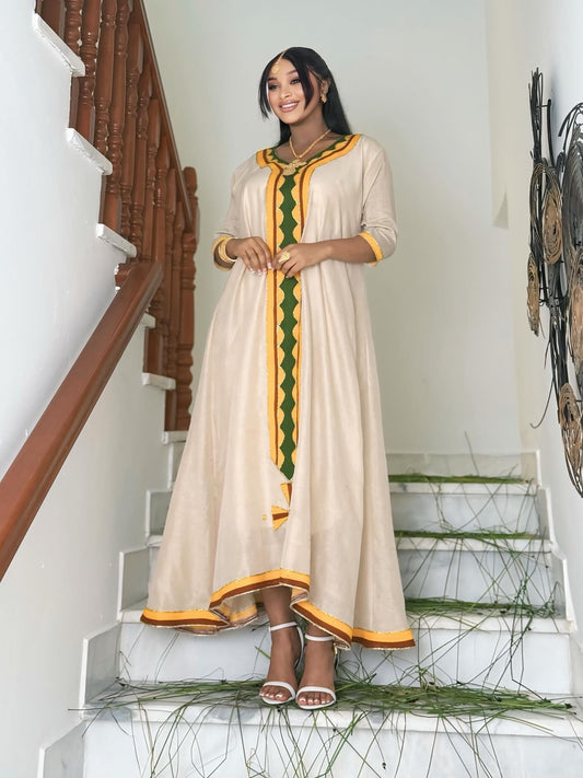 Ethiopian Traditional Dress Habesha Kemis