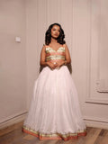 Elegant Ethiopian Dress | White and Gold Habesha Kemis