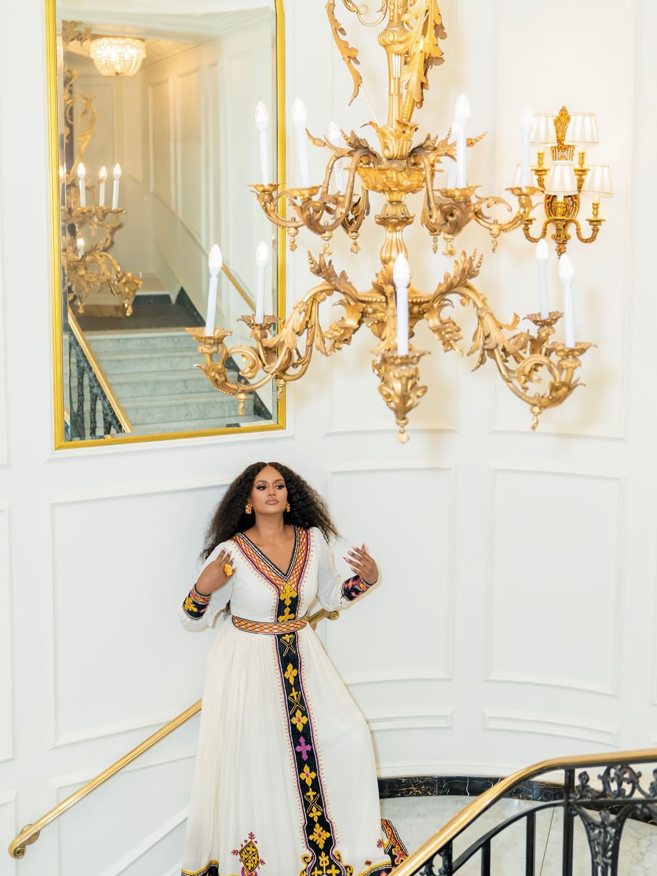 LINDA TRADITIONAL HABESHA DRESS | ELEGANT HABESHA KEMIS | ERITREAN DRESS DESIGN