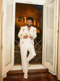 GOLD EMBROIDERY ETHIOPIAN MEN'S OUTFIT | TRADITIONAL HABESHA MEN’S WEAR WITH MODERN STYLE