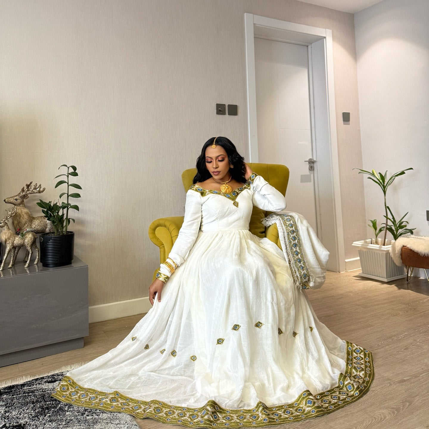 MIRTNESH ETHIOPIAN HABESHA DRESS | ETHIOPIAN TRADITIONAL DRESS | STUNNING HABESHA KEMIS FOR WOMEN