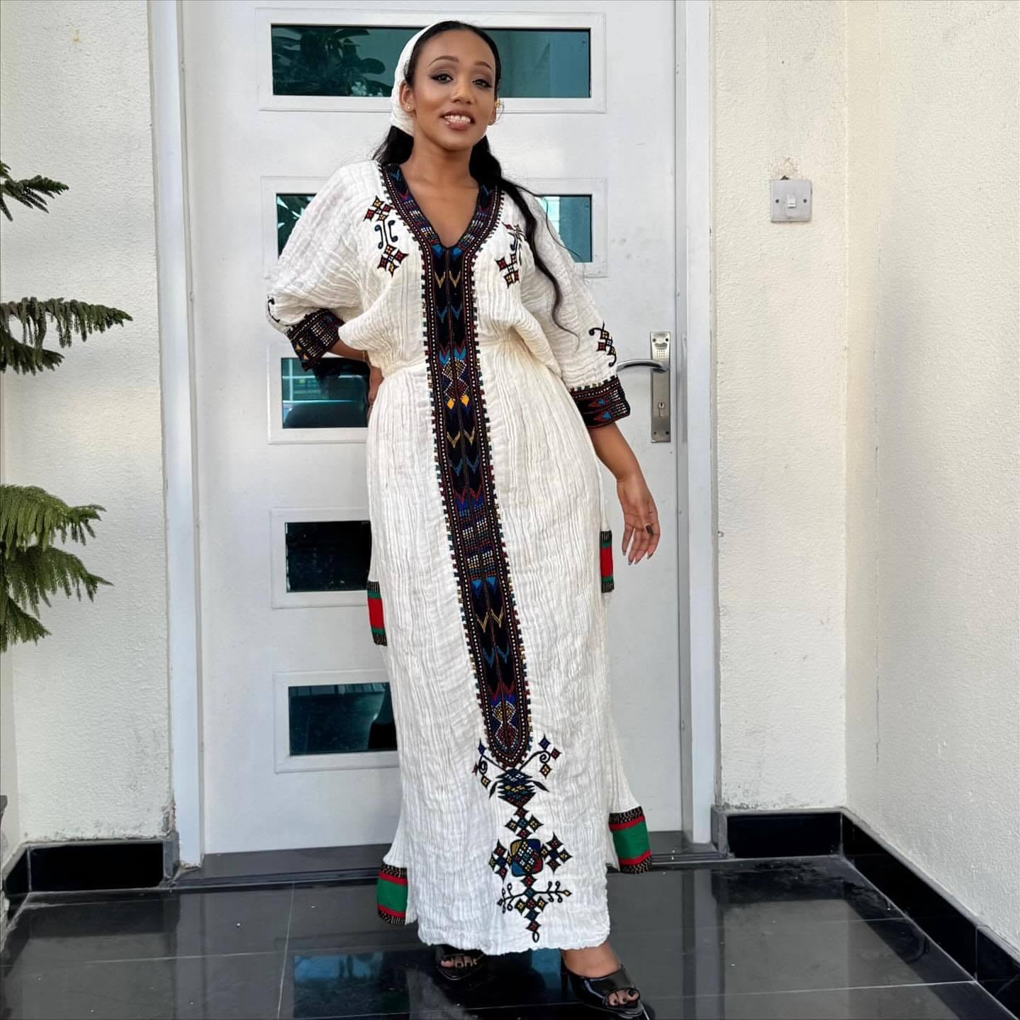 LIDET TRADITIONAL ETHIOPIAN CLOTHING | HABESHA DRESS FOR OCCASION | HABESHA KEMIS ONLINE