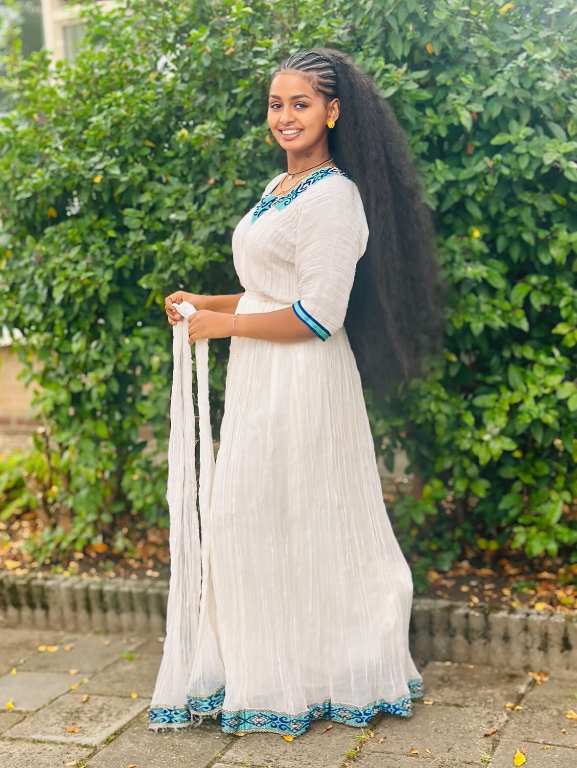 SIRGUT STYLISH HABESHA DRESS | SIMPLE DESIGN HABESHA KEMIS | TRADITIONAL ETHIOPIAN DRESS