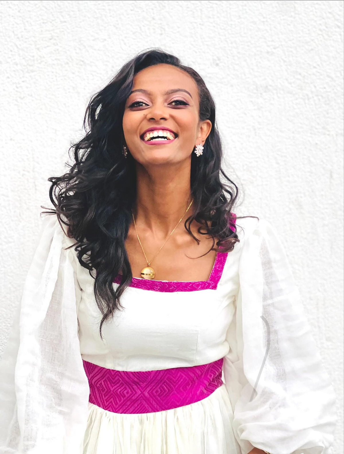 SEMA PUFF SLEEVE HABESHA DRESS | BEAUTIFUL ETHIOPIAN TRADITIONAL DRESS FOR WOMEN | HABESHA KEMIS FOR EVENTS