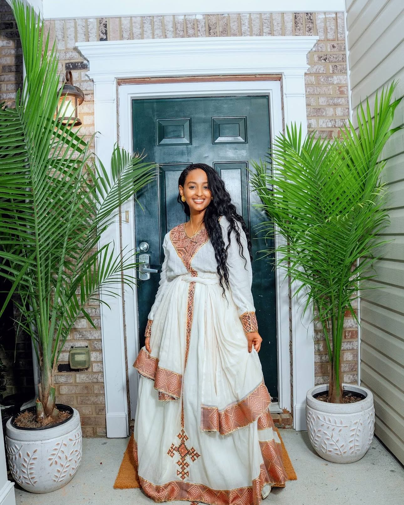CHRISTI HABESHA DRESS | AUTHENTIC ETHIOPIAN TRADITIONAL DRESS | HABESHA KEMIS FOR CULTURAL CELEBRATIONS