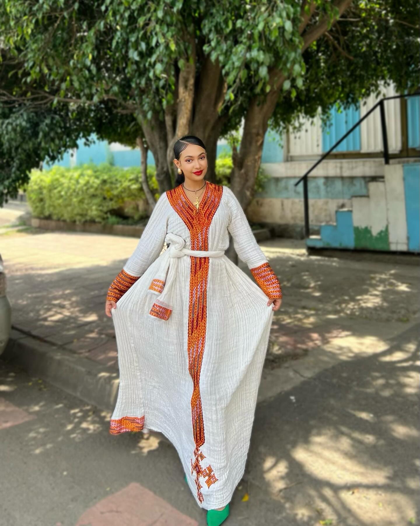 FRIYAT HABESHA KEMIS COLLECTION | LONG SLEEVE HABESHA DRESS | TRADITIONAL ETHIOPIAN CLOTHING