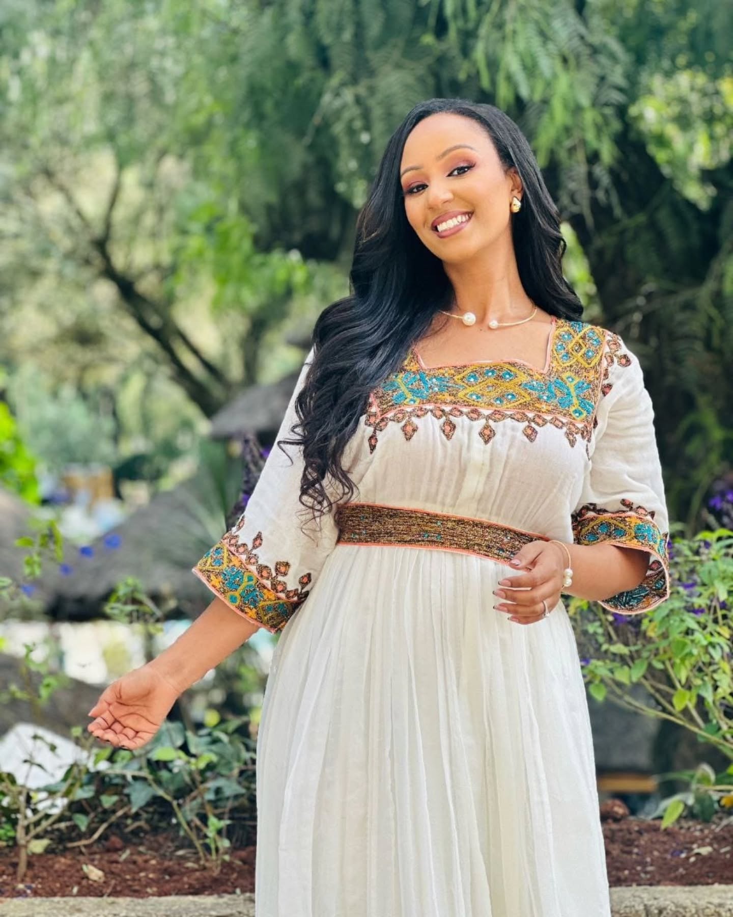 HELDU HANDWOVEN HABESHA DRESS | ETHIOPIAN CLOTHING | STYLISH HABESHA KEMIS