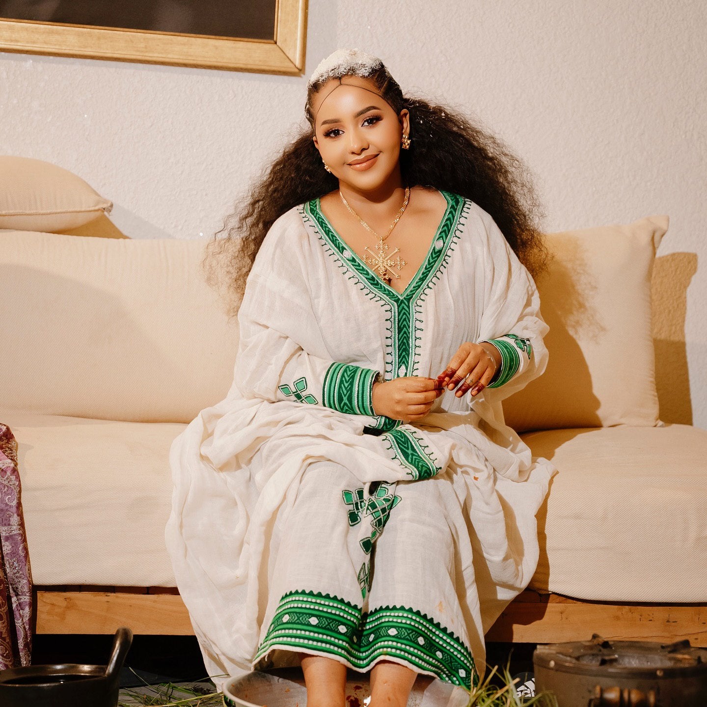 BIRHAN HABESHA DRESS | ETHIOPIAN DRESS FOR EVENT | GRACEFUL HABESHA KEMIS