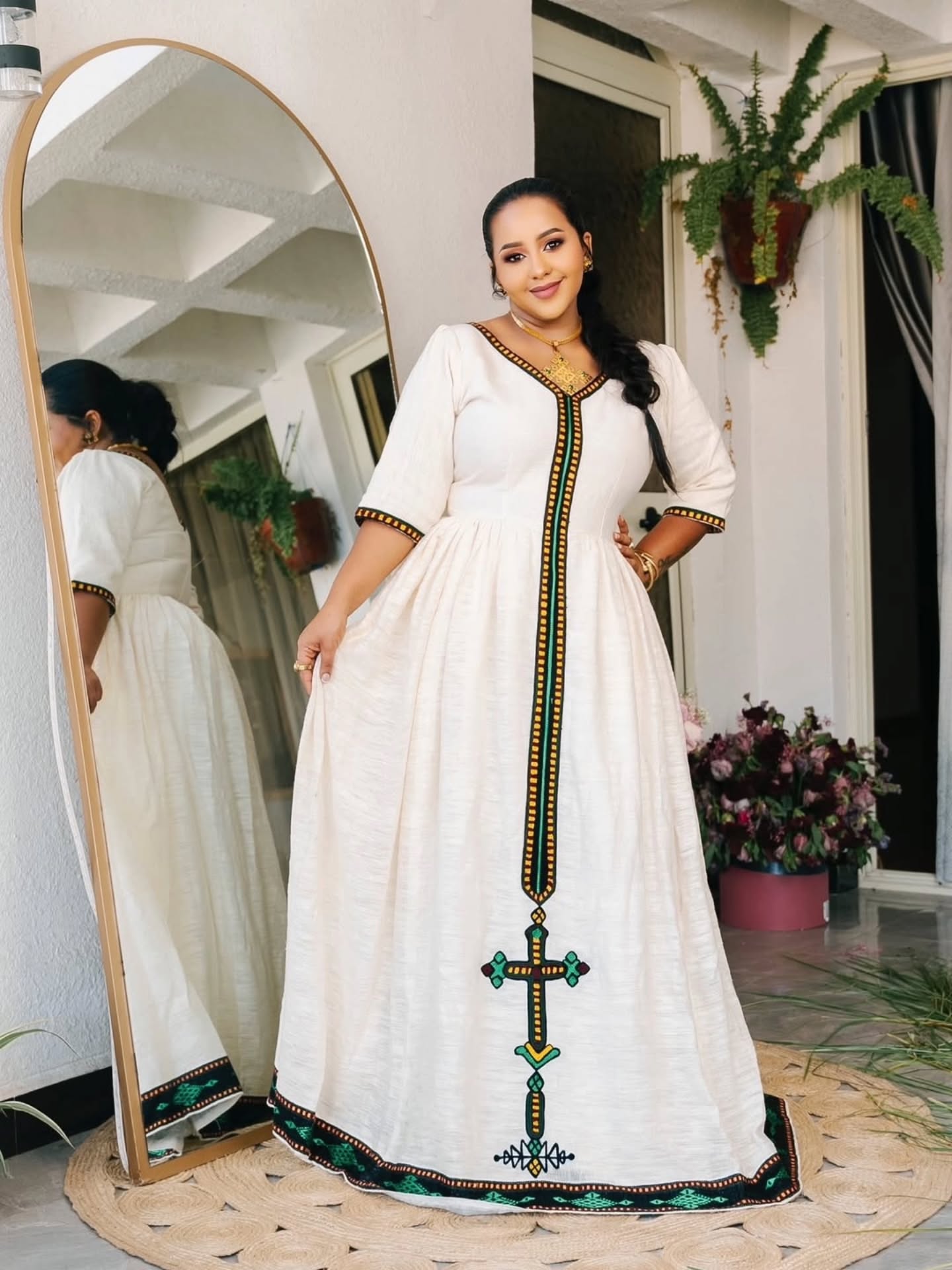 PREMIUM HABESHA KEMIS INSPIRED BY TRADITIONAL ETHIOPIAN WEAR