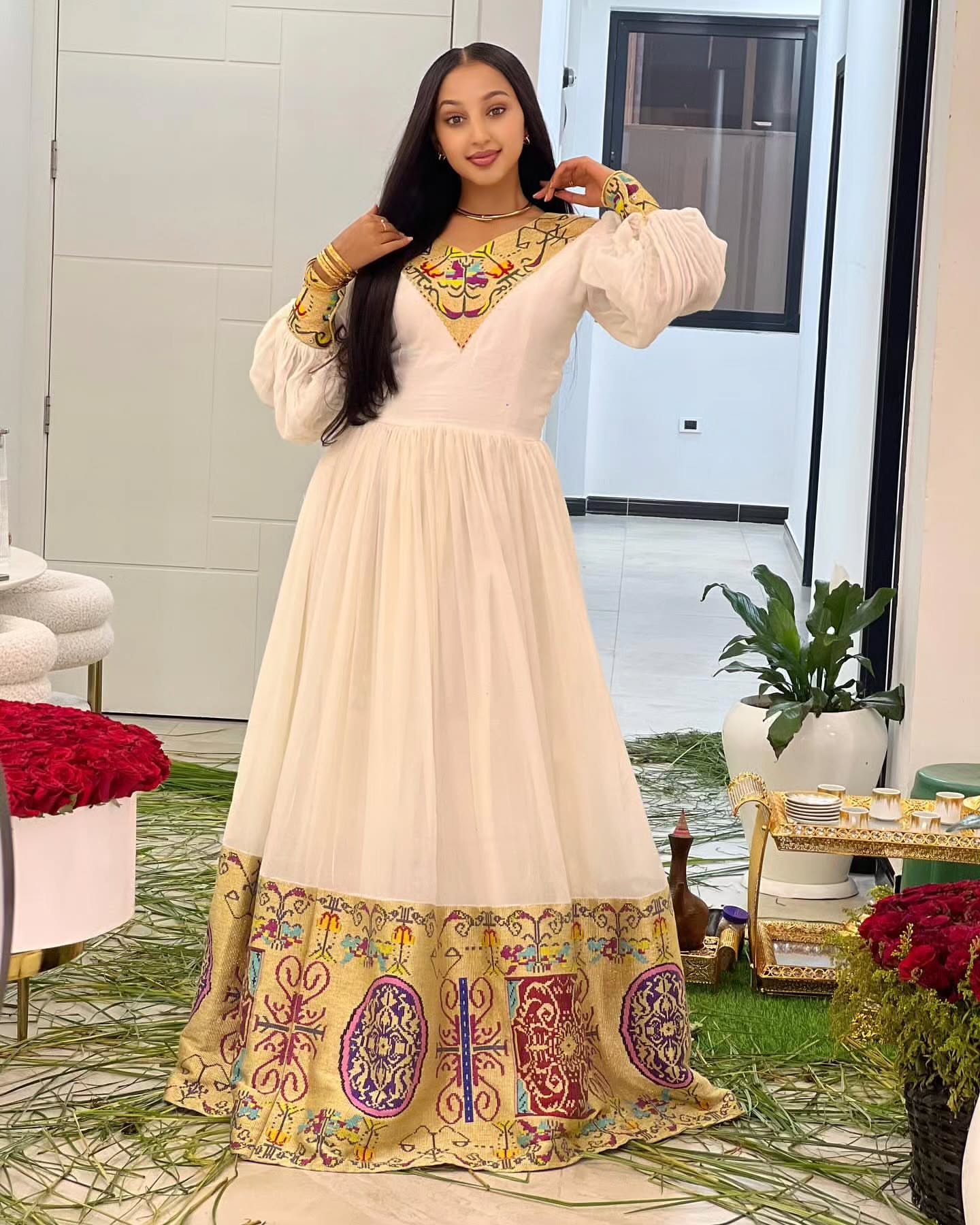 TRADITIONAL ETHIOPIAN DRESS CULTURAL FASHION SHOWCASE