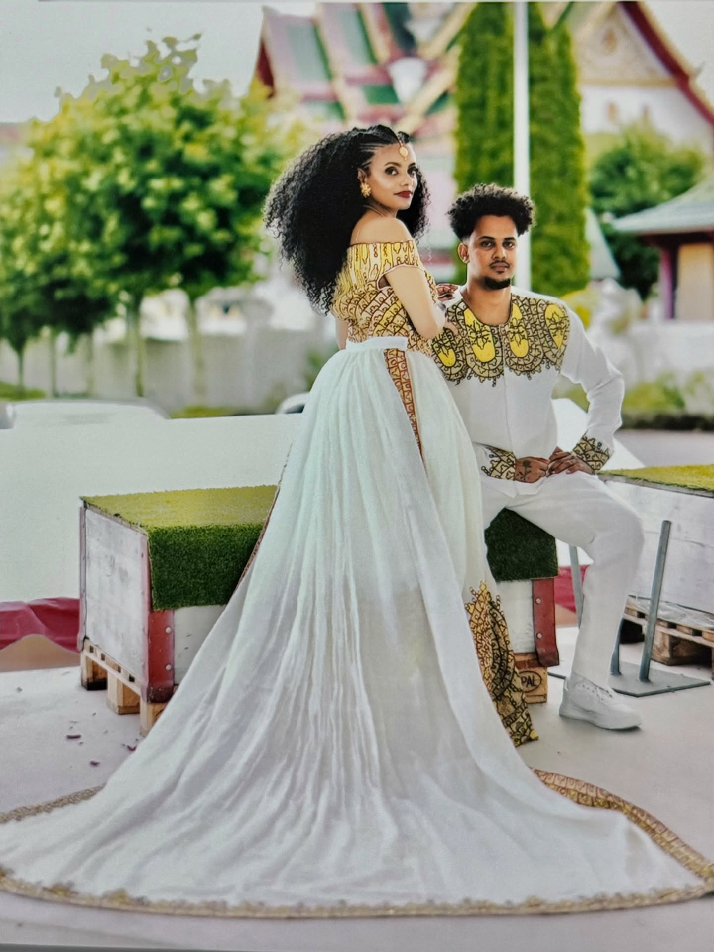 AZEB MATCHING OUTFIT | TRADITIONAL ETHIOPIAN CLOTHING | ELEGANT CULTURAL COUPLE SET