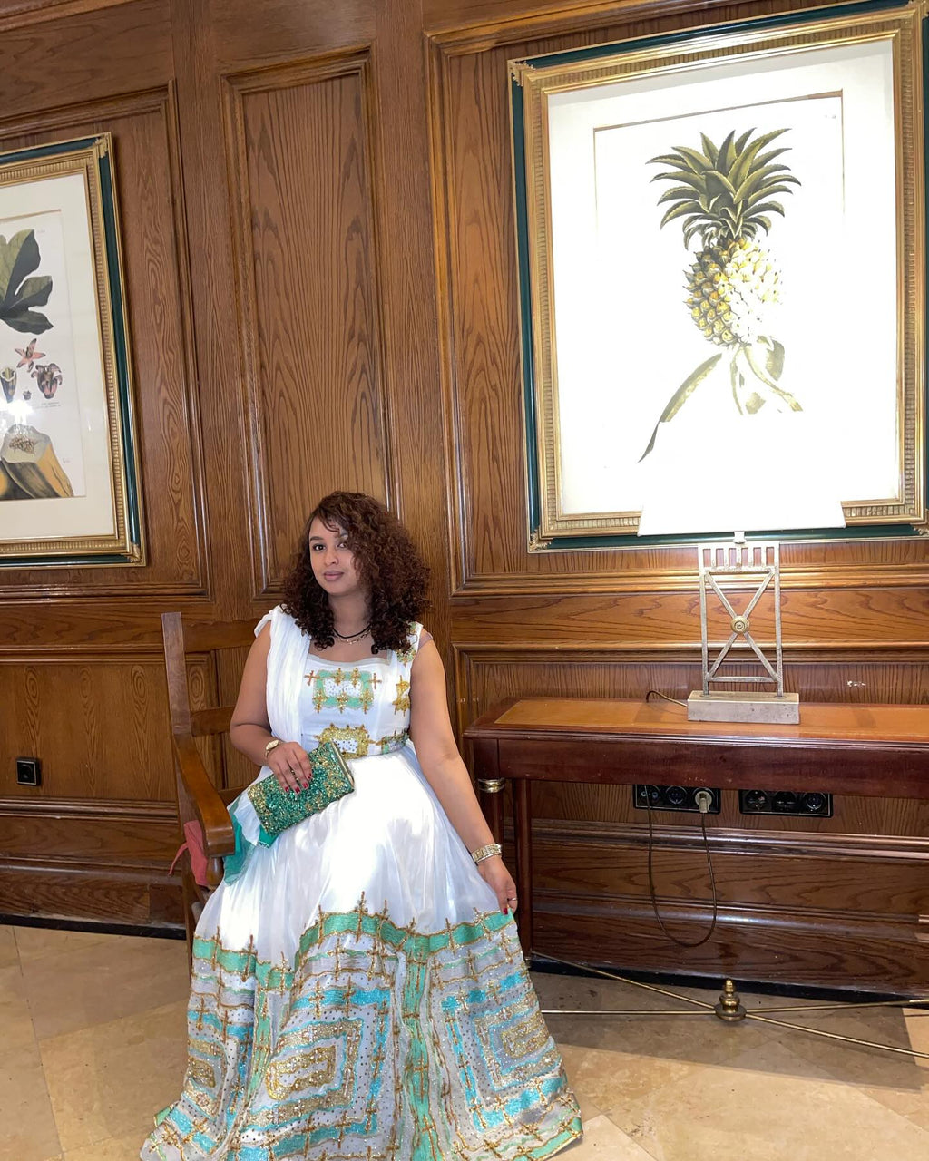 MONALIZA LUXURIOUS CULTURAL HABESHA DRESS | HANDWOVEN HABESHA KEMIS | WEDDING ERITREAN DRESS